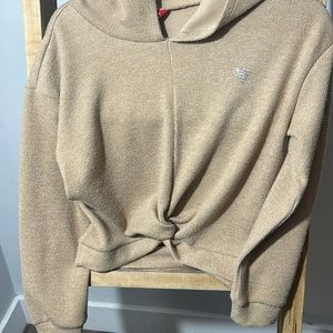 Guess cropped sweater with hood